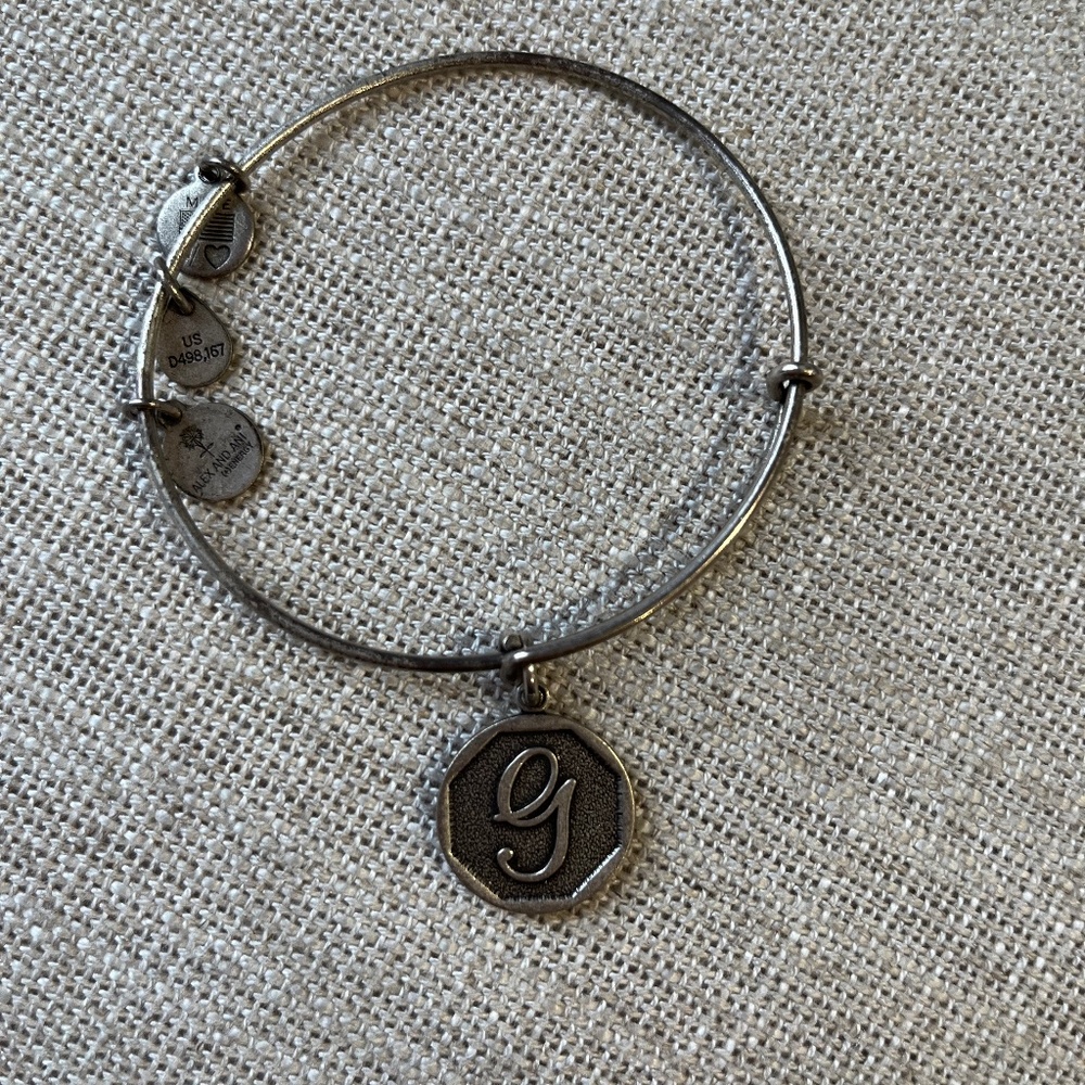 Alex and Ani G bracelet